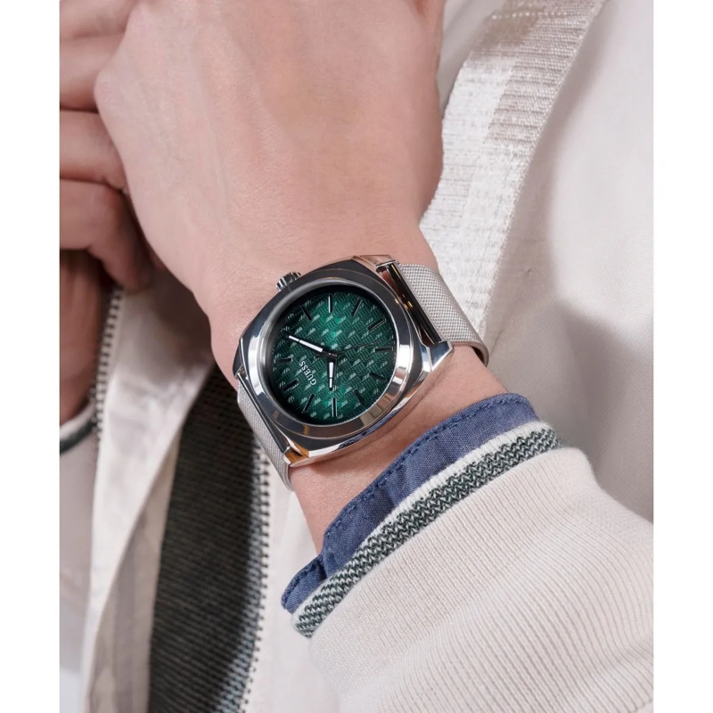 Guess Quarzuhr Quarz-Analoguhr Marshall silber(Image 5)