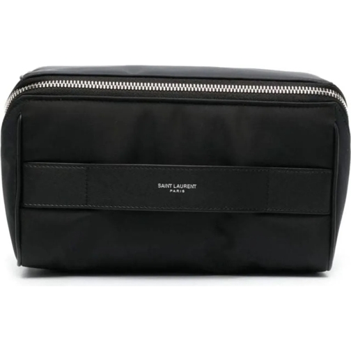 Saint Laurent Tote Ysl Cube Trousse Clutch Bag schwarz