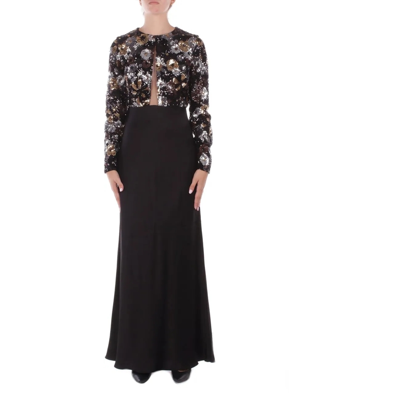 Max Mara Midikleid Dresses Black schwarz