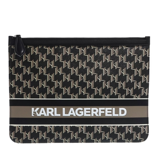 Karl Lagerfeld Ikonik Mono Pouch Black Pochette-väska