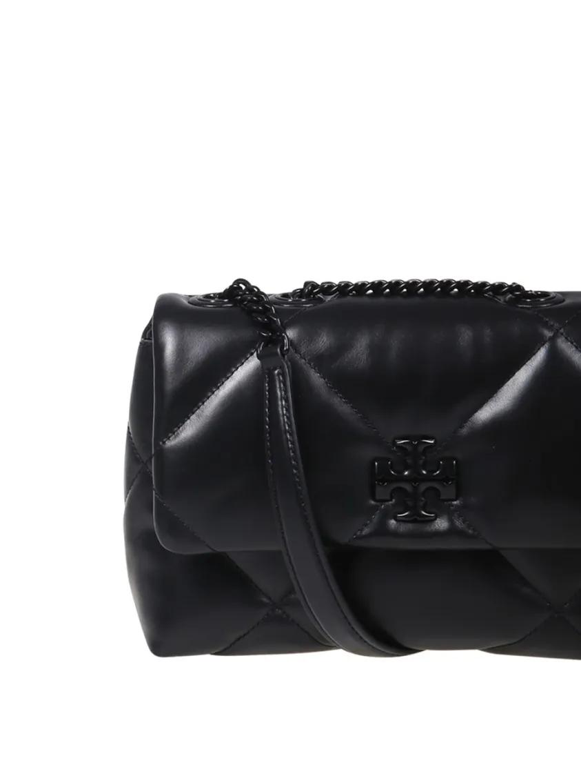 TORY BURCH Hobo bags Kira Diamond Quilt Powder Coated Small Convertible in zwart