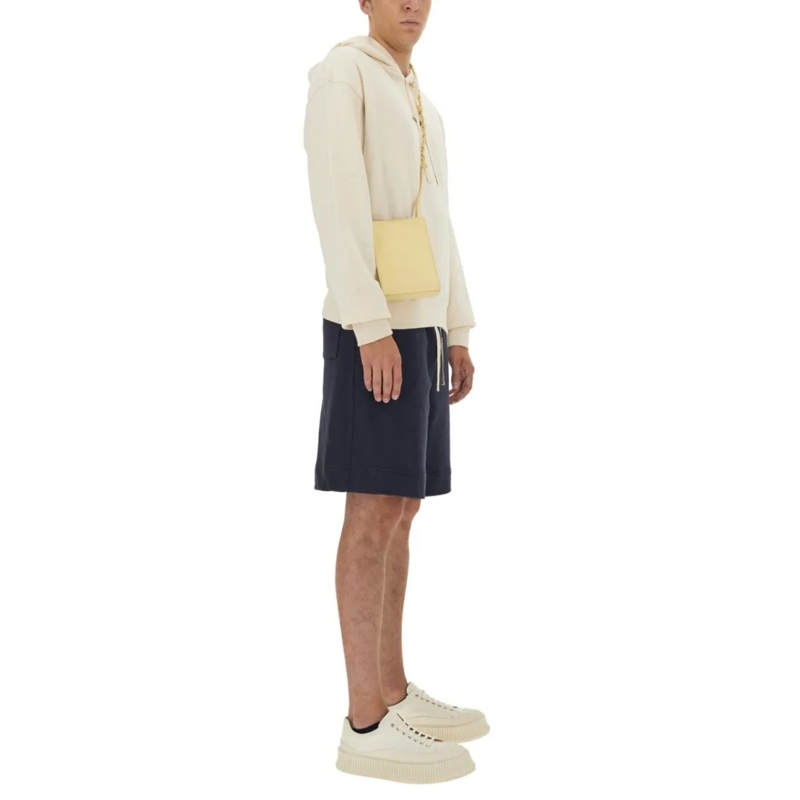 Jil Sander  Casual Hooded Sweatshirt With Subtle Logo Neutrals (Image 2)