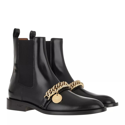 Givenchy Chain Chelsea Boots Leather Black Chelsea Boot