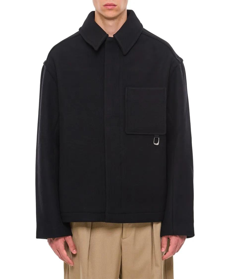 Jacquemus - Black Short Coat - Größe 50 - schwarz