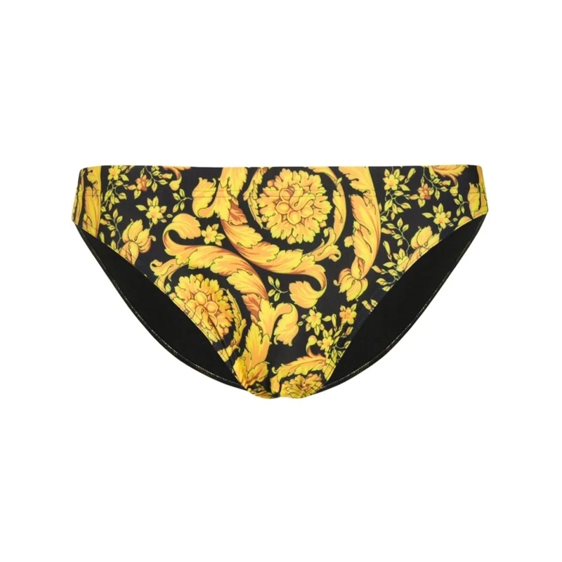 Versace  Barocco Print Swim Brief Black