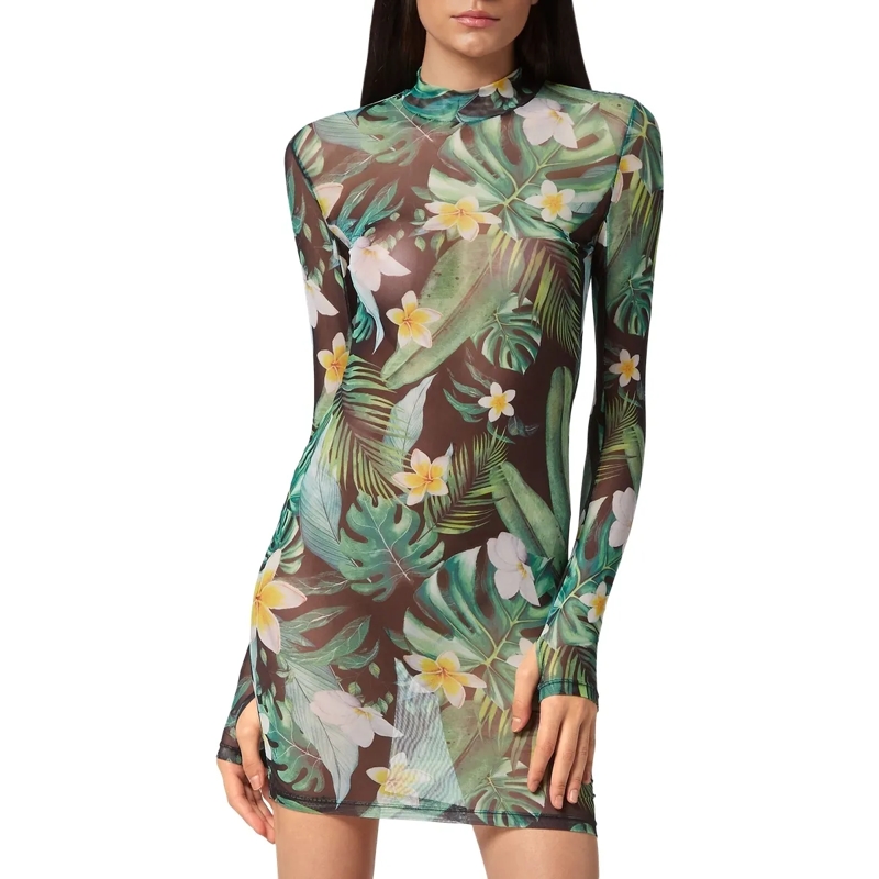 Philipp Plein Minikleid Minikleid Hawaii grün(Image 3)
