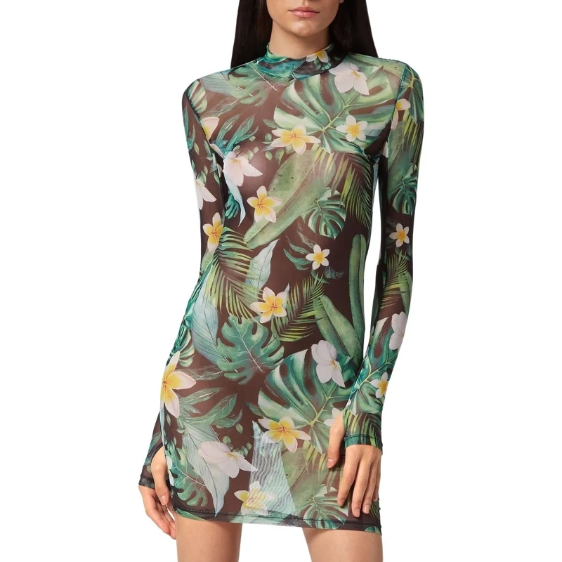 Philipp Plein Minikleid Minikleid Hawaii grün(Image 2)