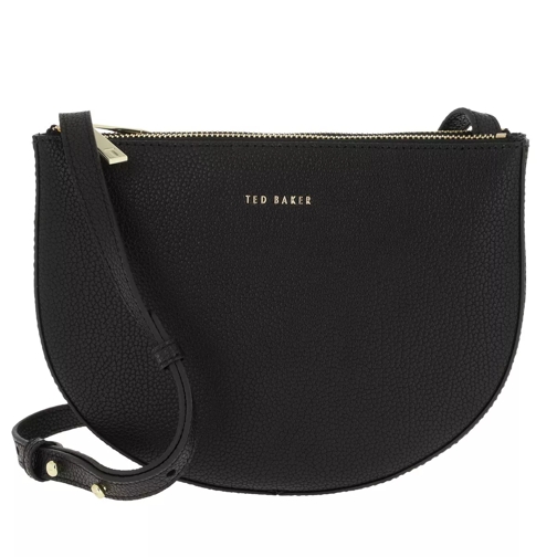 Ted Baker Stelaah Curved Leather Crossbody Black Sac à bandoulière