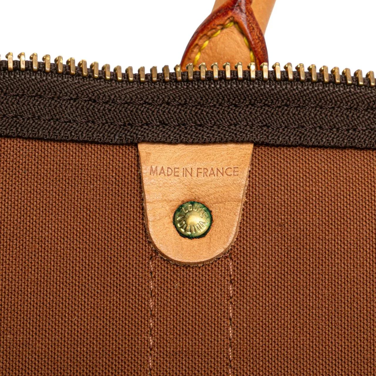Thumbnail - Louis Vuitton Weekender - Monogram Keepall 50 - Gr. unisize - in Braun - für Damen