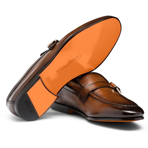 Santoni Claquette Men's singlebuckle loafer weiß (Image 6)