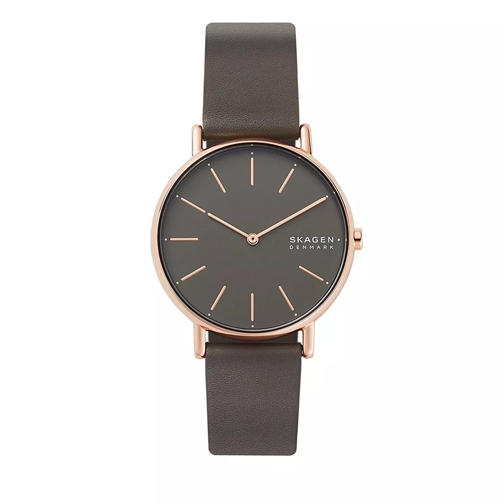 Skagen Signatur Leather Watch brown Quarz-Uhr