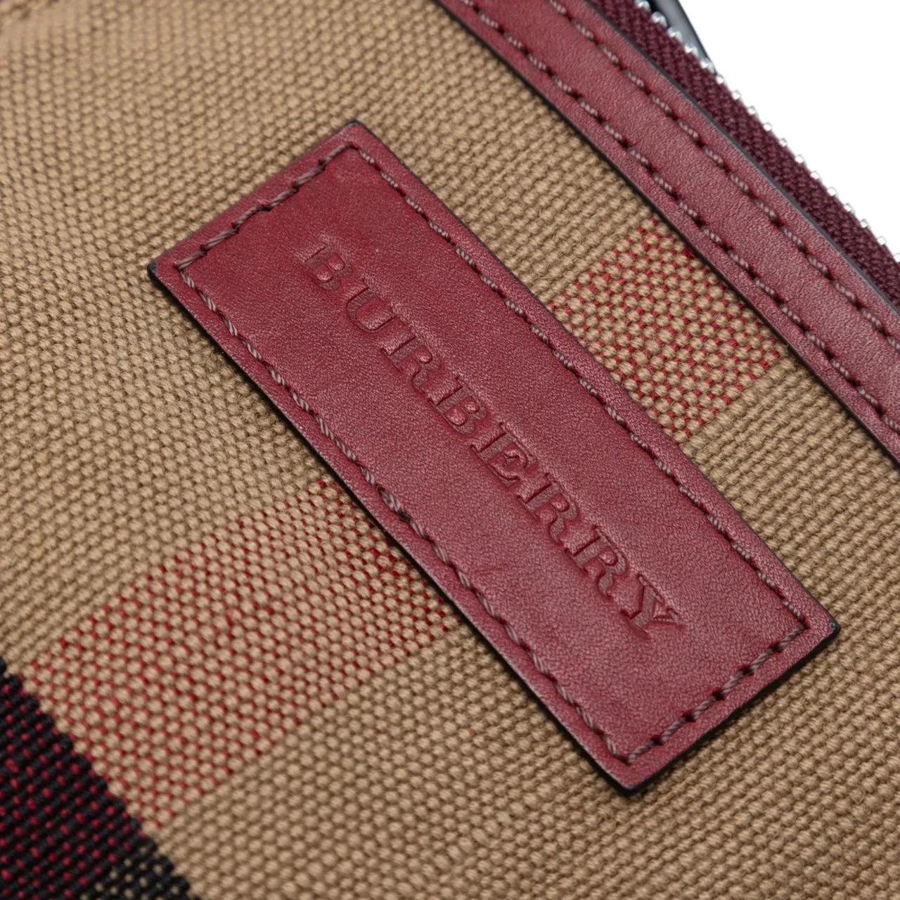 Thumbnail - Burberry Hobo Bags - Mini Mega Check Canvas Ashby Tassel Bucket Bag - Gr. unisize - in Braun - für Damen