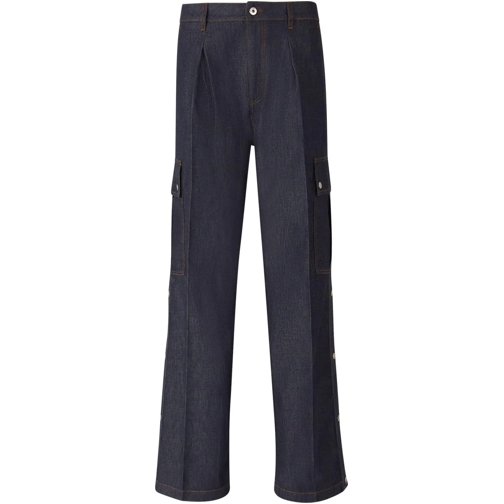 Burberry Pantalons Denim Cargo Trousers mehrfarbig