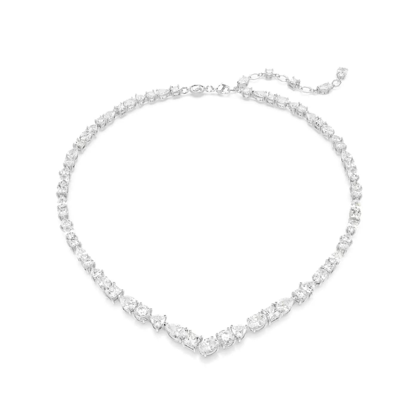 Swarovski Halskette - Swarovski Mesmera Silberfarbene Kette 5665242 - Gr. unisize - in Silber - für Damen