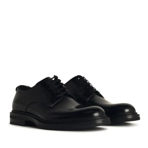 Dolce&Gabbana Schnürschuhe Scarpa 'Derby' In Shiny Black Leather Black