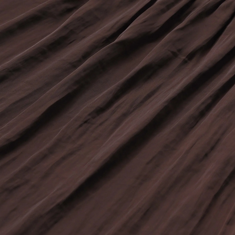 Luisa Cerano Maxikleid Midikleid aus Satin braun(Image 5)
