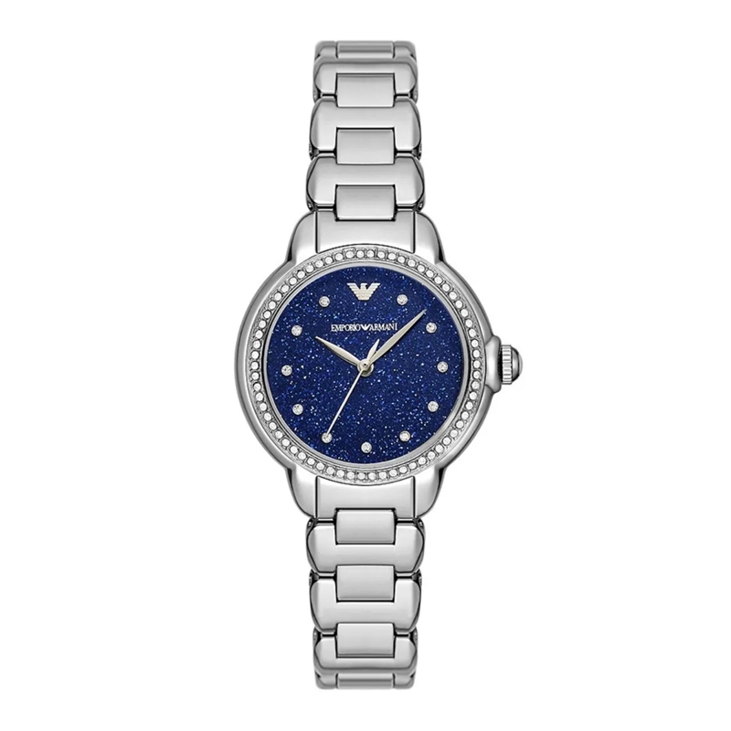 Emporio Armani Quartz Horloge Uhr Silber