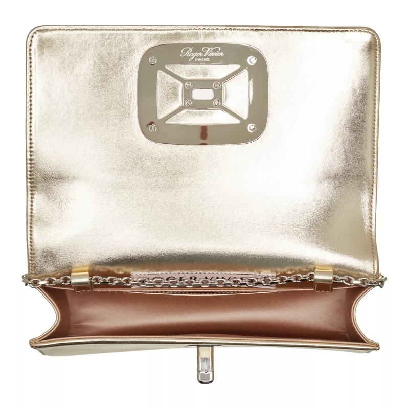 Roger Vivier Crossbody Bag Viv Choc Jewel Mini Bag Gold(Image 5)