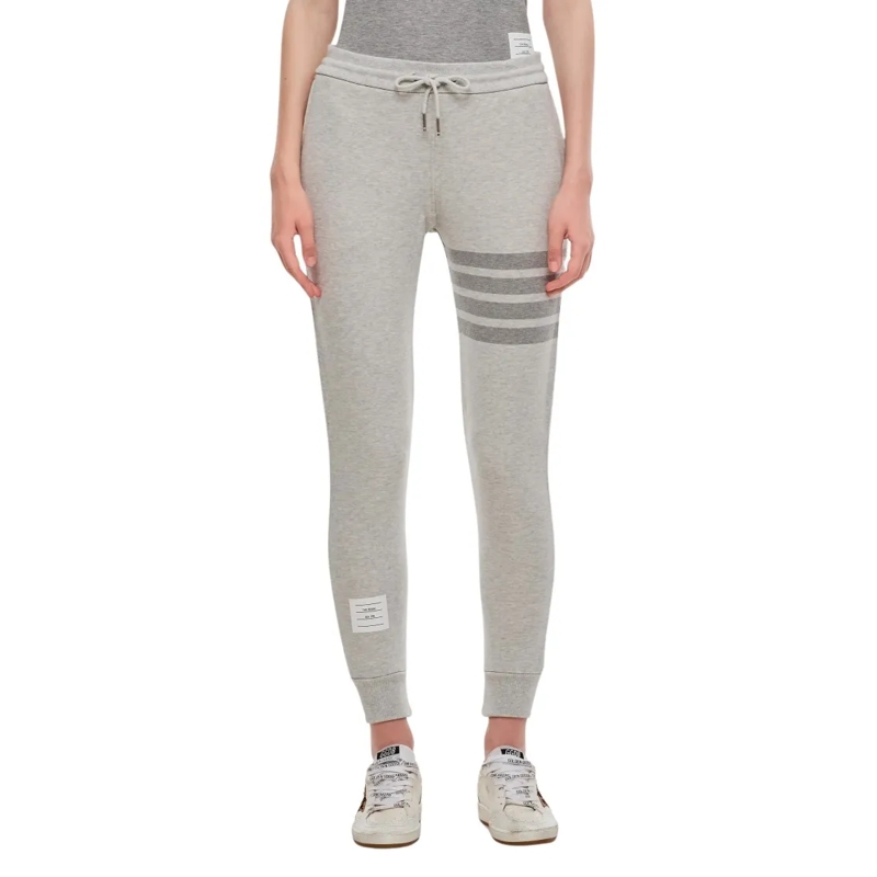 Thom Browne Pantalon de jogging Striped Joggers Grey