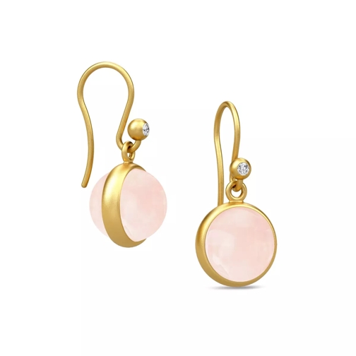 Julie Sandlau Prime Earring Gold/Milky Rose Oorhanger