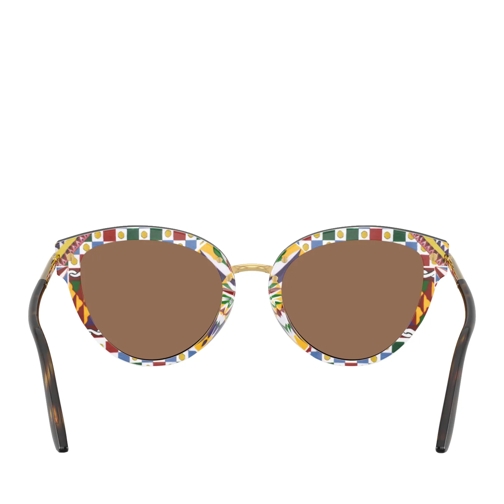Dolce&Gabbana Lunettes de soleil 0DG4492 32171355 Havana On White Barrow (Image 2)