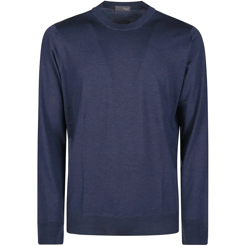 Drumohr  Rasato Sweater Blue blau