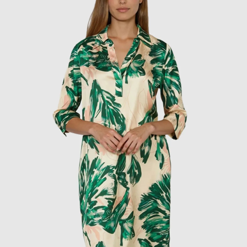 Marc Aurel Midikleid Kleid grün(Image 3)