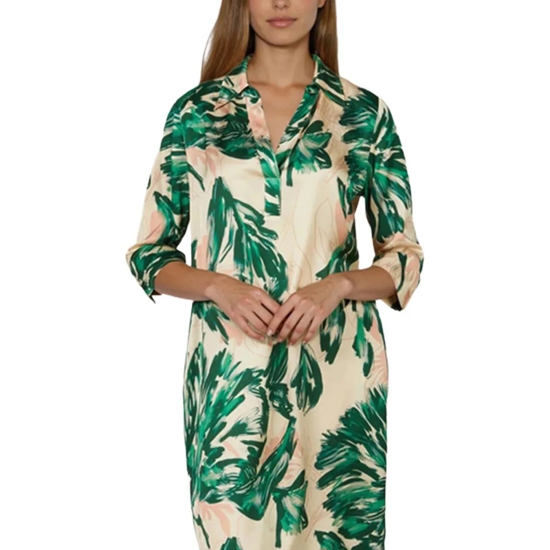 Marc Aurel Midikleid Kleid grün(Image 5)