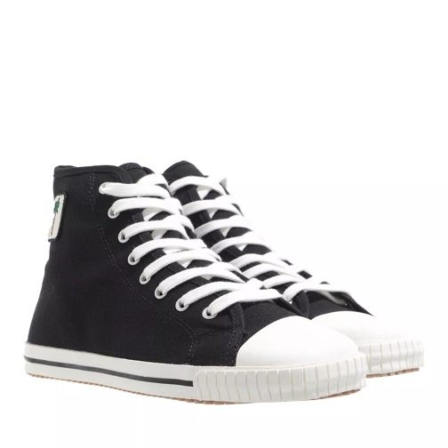Palm Angels Square High Top Vulcanized Black White High-Top Sneaker