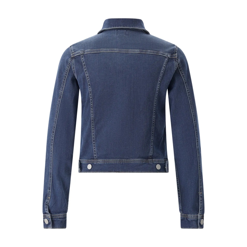 Adriano Goldschmied Jeansjacke Jeansjacke mit Hemdkragen blau(Image 2)