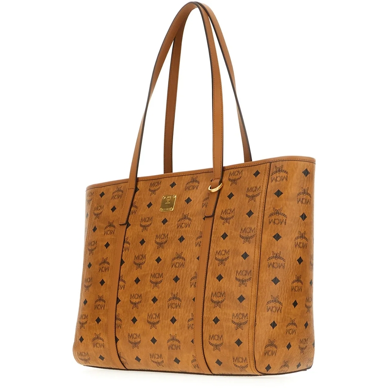 MCM Schultertasche Mcm Printed synthetic leather Toni Top-Zip shoppin mehrfarbig(Image 2)