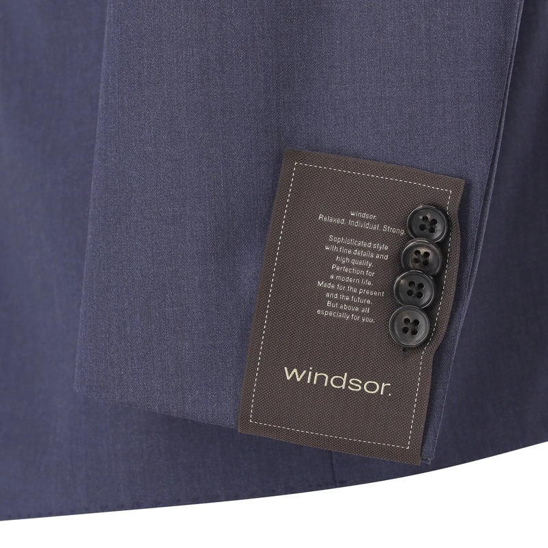 windsor. Anzugjacke Sakko aus Wolle mehrfarbig(Image 4)