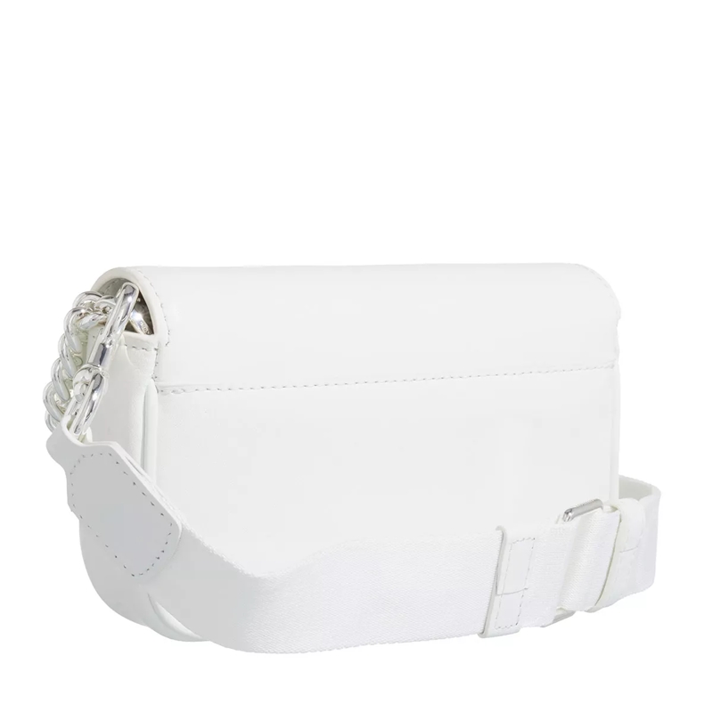 Marc Jacobs Crossbody Bag The Mini Shoulder Bag White Silver(Image 4)