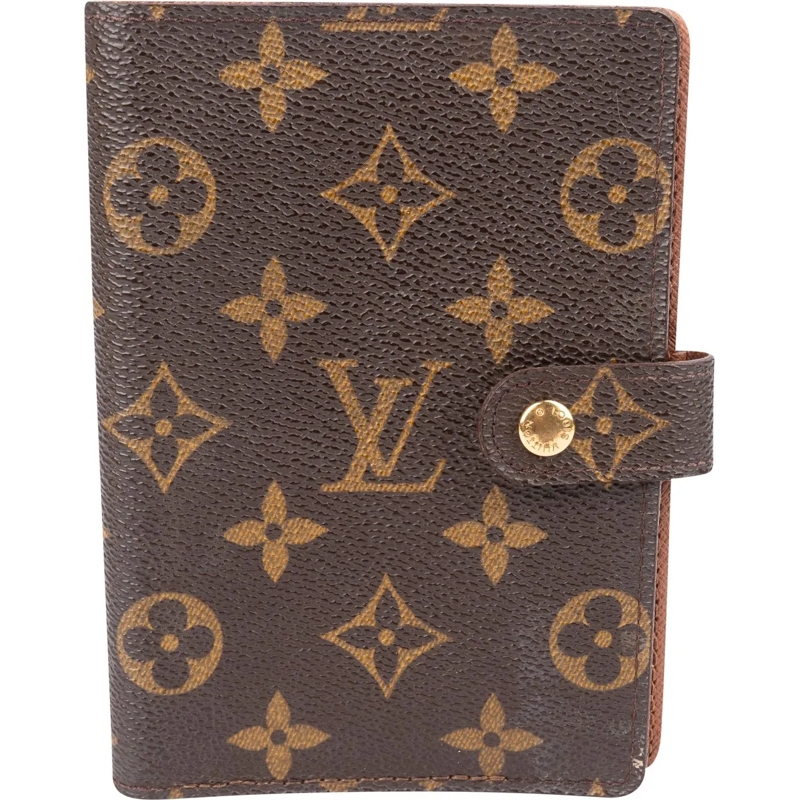 Louis Vuitton Geldbörse Louis Vuitton Canvas Monogram Agenda PM braun