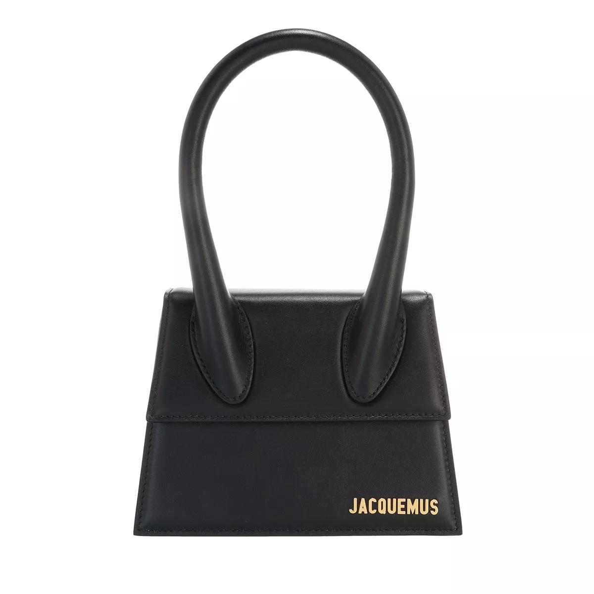 Jacquemus Tote - Le Chiquito Moyen Top Handle Bag Leather - Gr. unisize - in Schwarz - für Damen