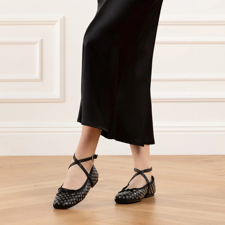 (取寄) マイケルコース レディース コレット フレックス バレエ MICHAEL Michael Kors women Collette Flex Ballet Black 2 Michael Kors Collette Flex Ballet Black | Ballerines