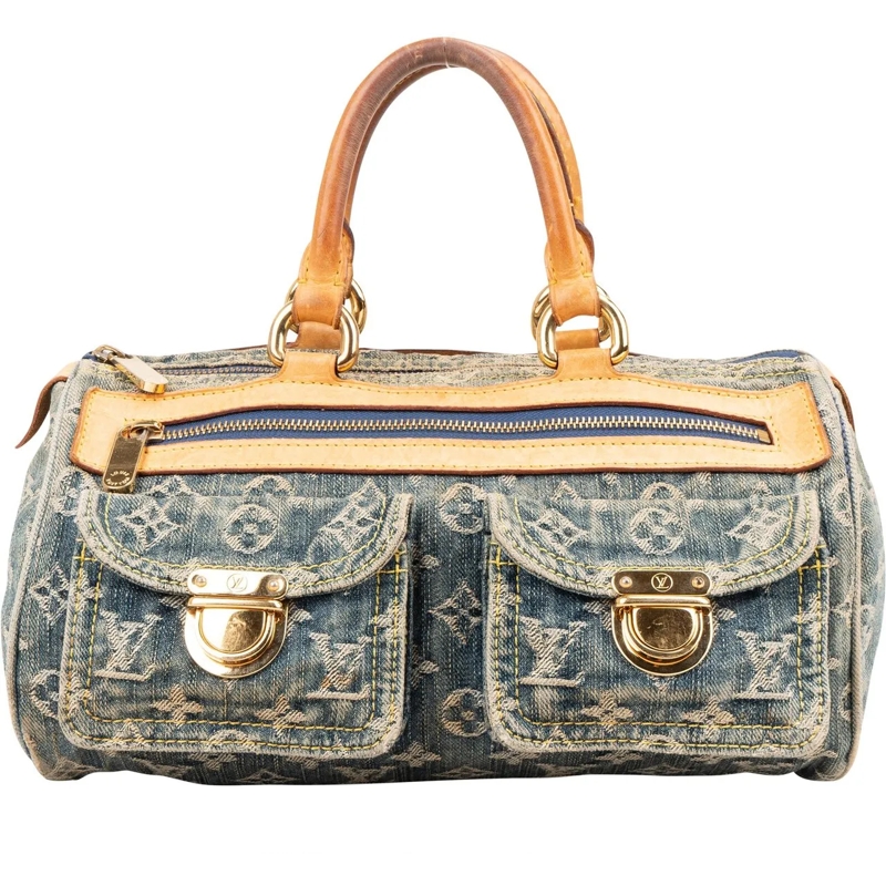 Louis Vuitton Tote Louis Vuitton Monogram Denim Neo Speedy 30 Handbag blau