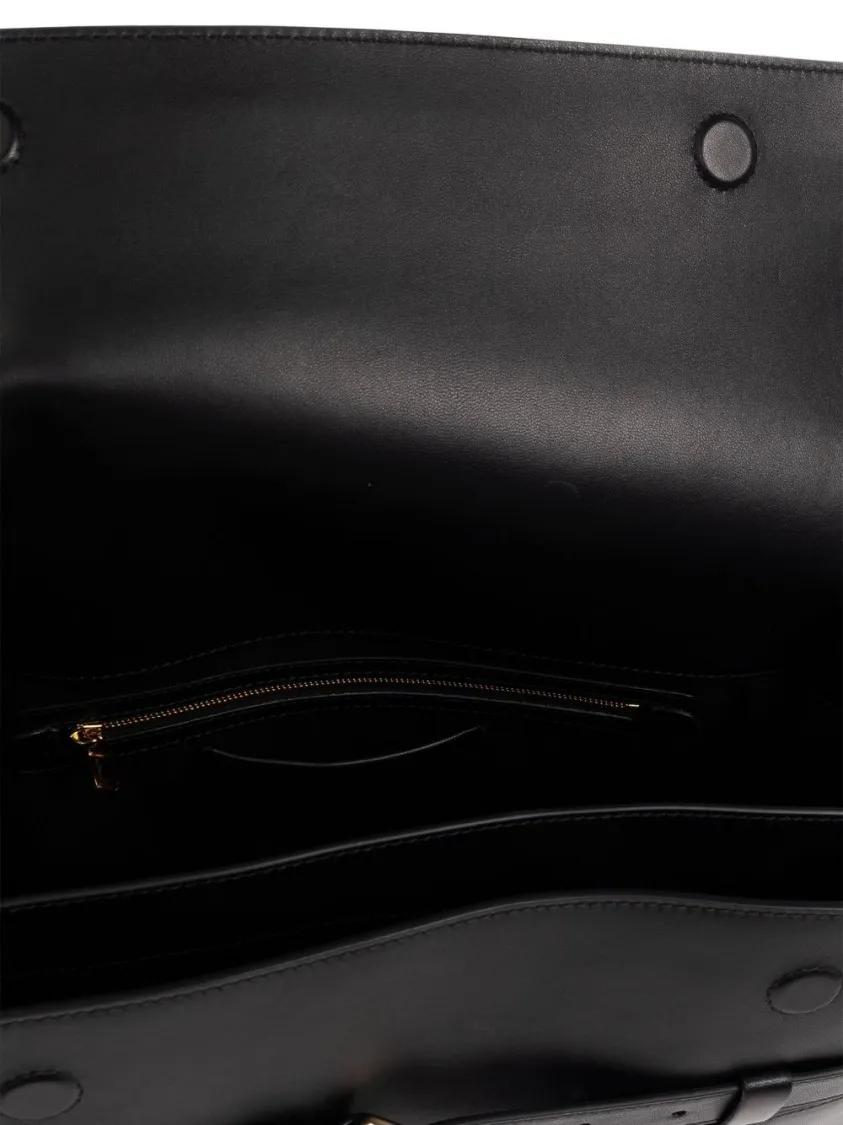 Thumbnail - Moschino Hobo Bags - Structured Black Shoulder Bag - Gr. unisize - in Schwarz - für Damen