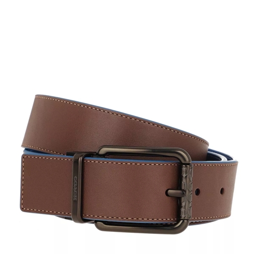 Coach Men Cutable Belt Leather Saddle/Pacific Ledergürtel