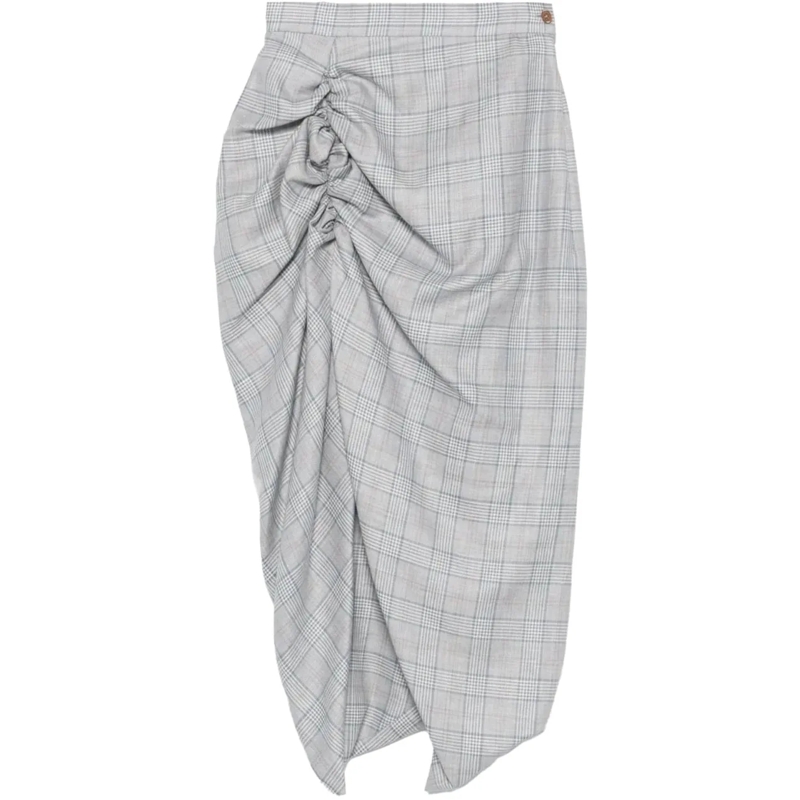 Vivienne Westwood Jupe midi Side Panther Skirt Multi mehrfarbig