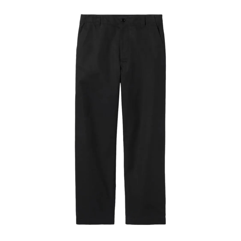 Gucci Anzugshose Straight-Leg Black Cotton Pants With Classic Waist Black