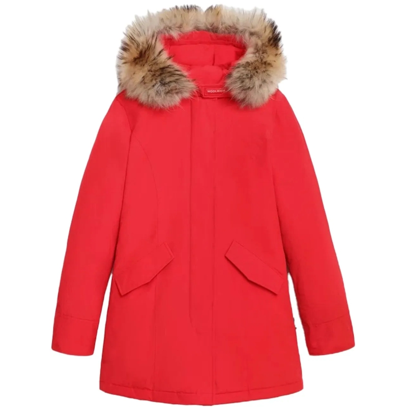 Woolrich Parka Coats Marine Scarlet rot