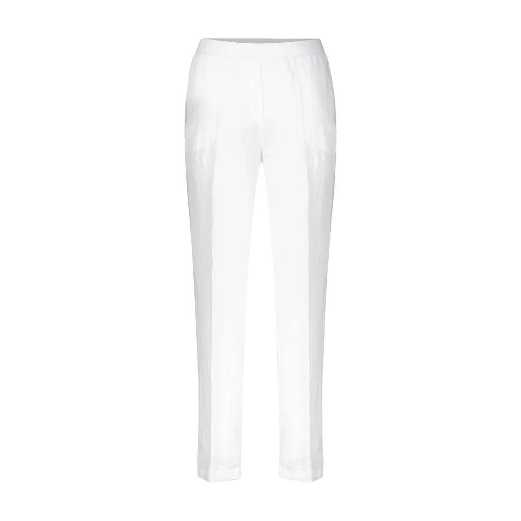 Riani - Casual-Fit Hose aus Leinen - Größe 44 - white