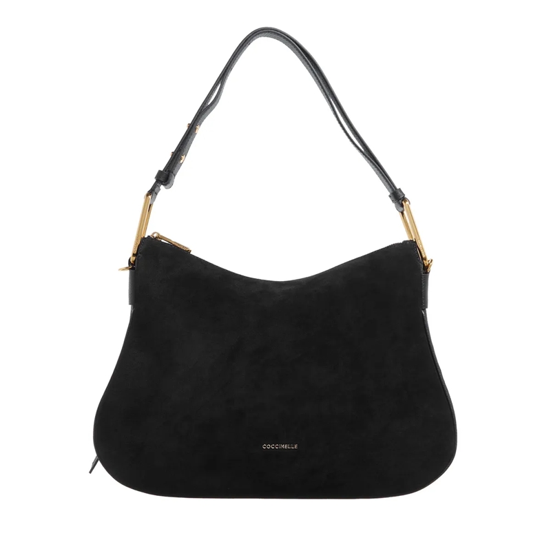 Coccinelle Schultertasche Coccinelle Magie Suede Bim Noir/Noir