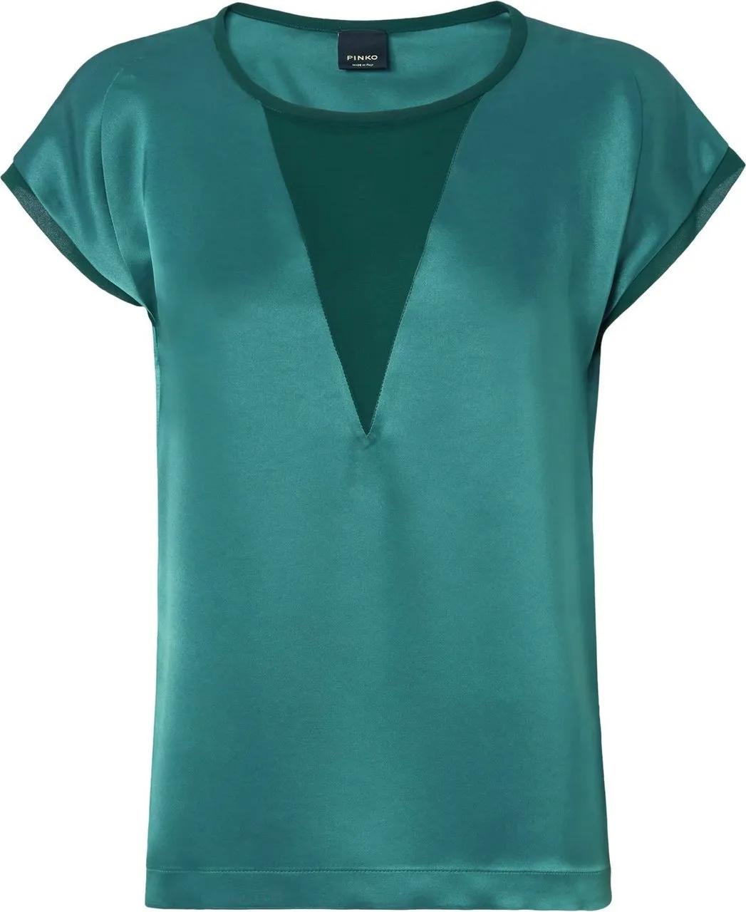 Thumbnail - Pinko - Shirts Verde Bottiglia Scuro - Größe 42 - bunt