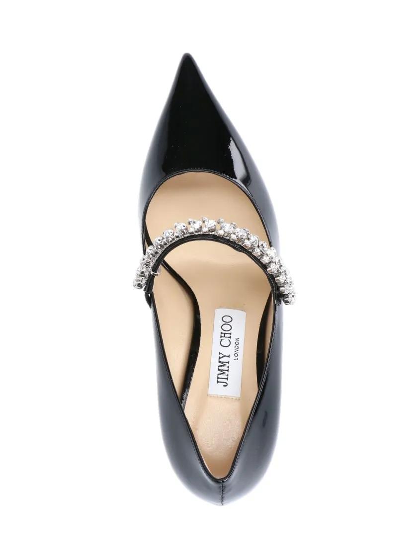 Thumbnail - Jimmy Choo Hohe Schuhe - "Bing 65" Pumps – Black Patent - Gr. 39 (EU) - in Schwarz - für Damen