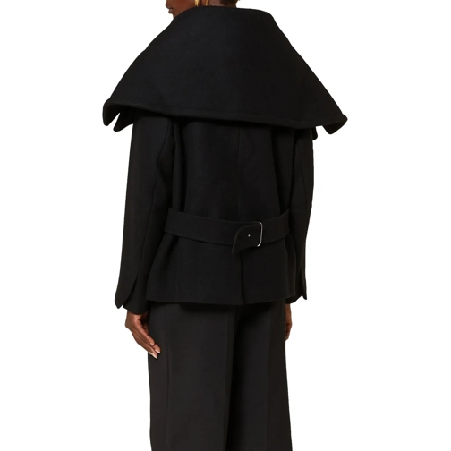 Jacquemus T-shirts Jacquemus Le Caban Caruso Draped-collar Jacket schwarz (Image 3)