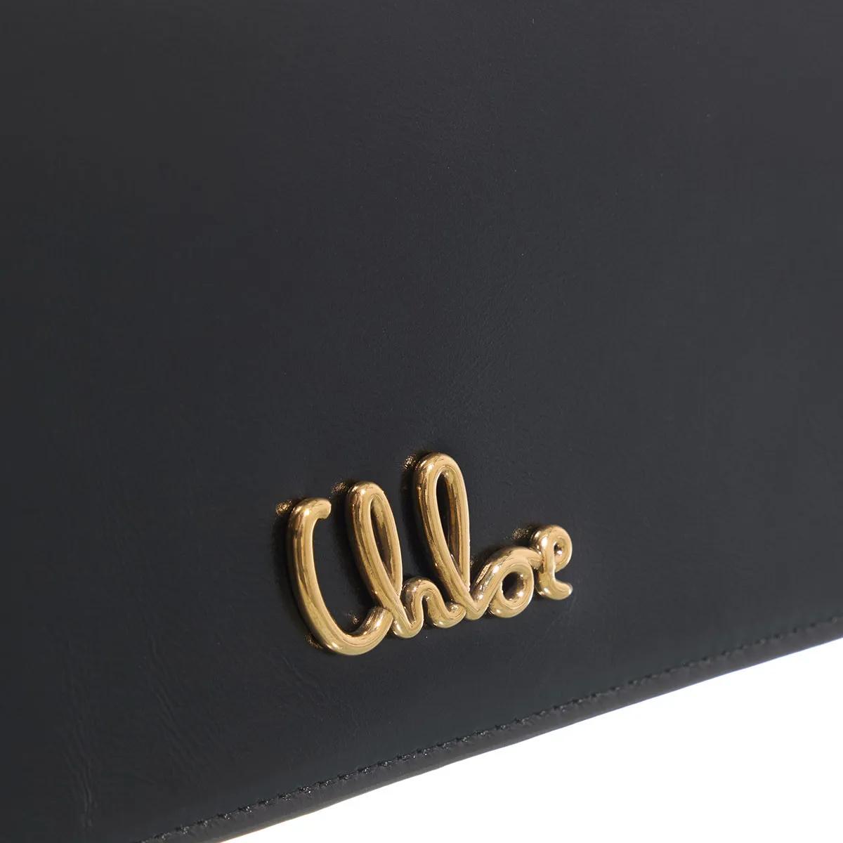 Chloé Crossbody bags Chloe Iconic Flap in zwart