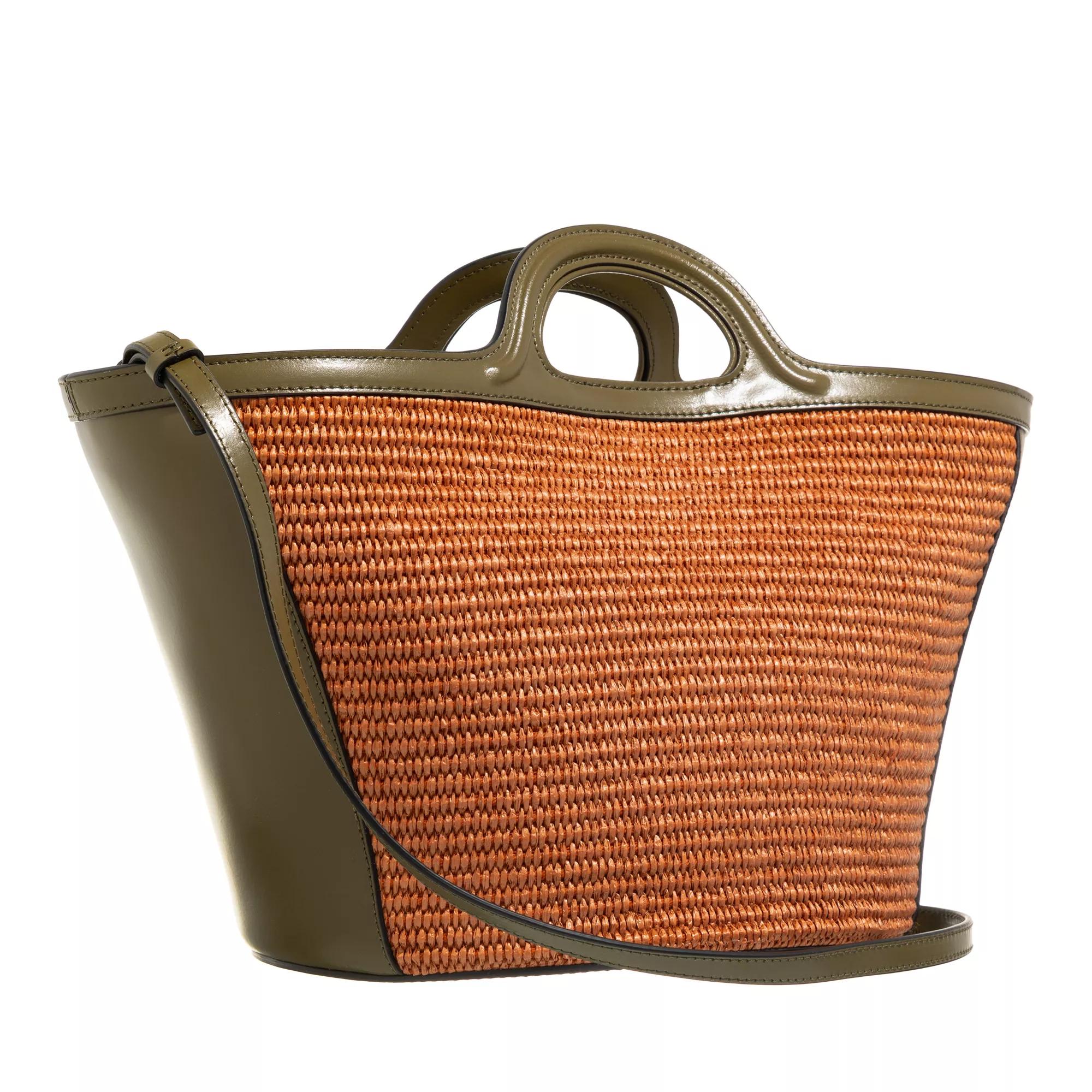 Marni Totes Tropicalia Small in bruin