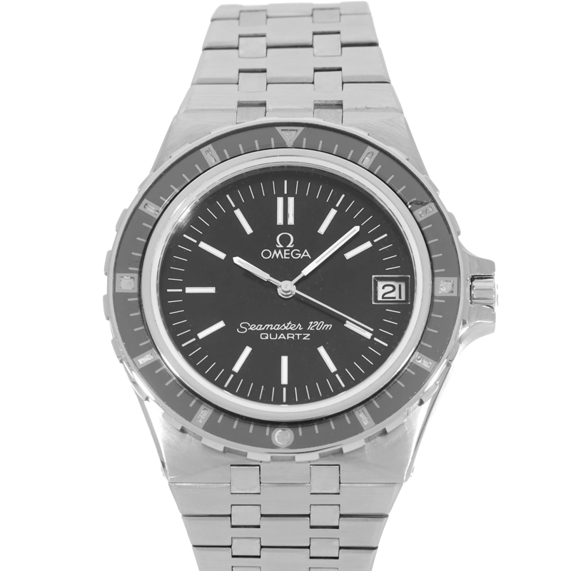 Omega Automatikuhr Seamaster Schwarz